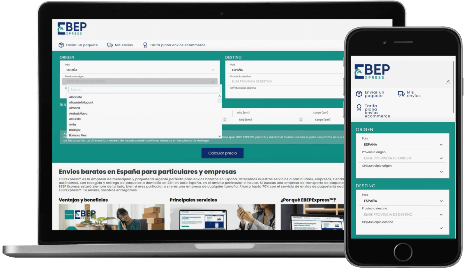 Envíos con tarifa plana EBEP Express